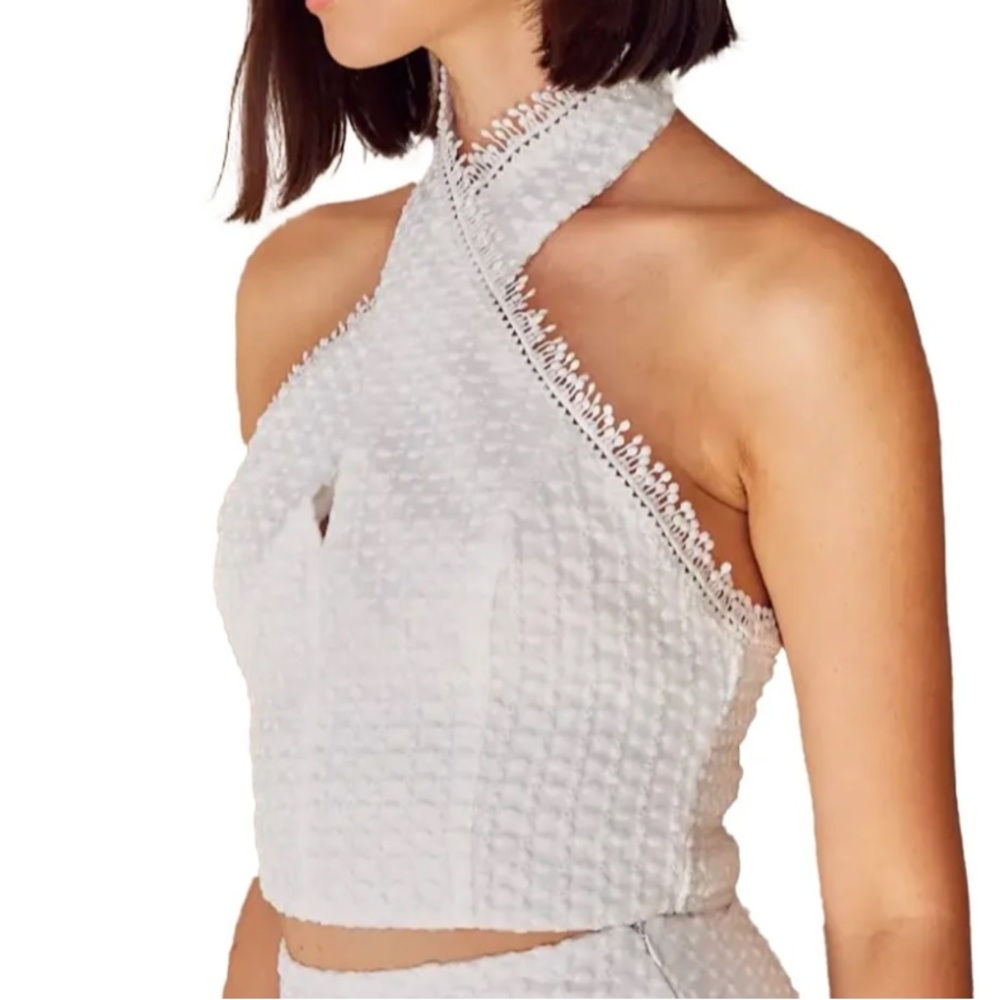 DO+BE Lace Halter Top - Picture 3 of 12
